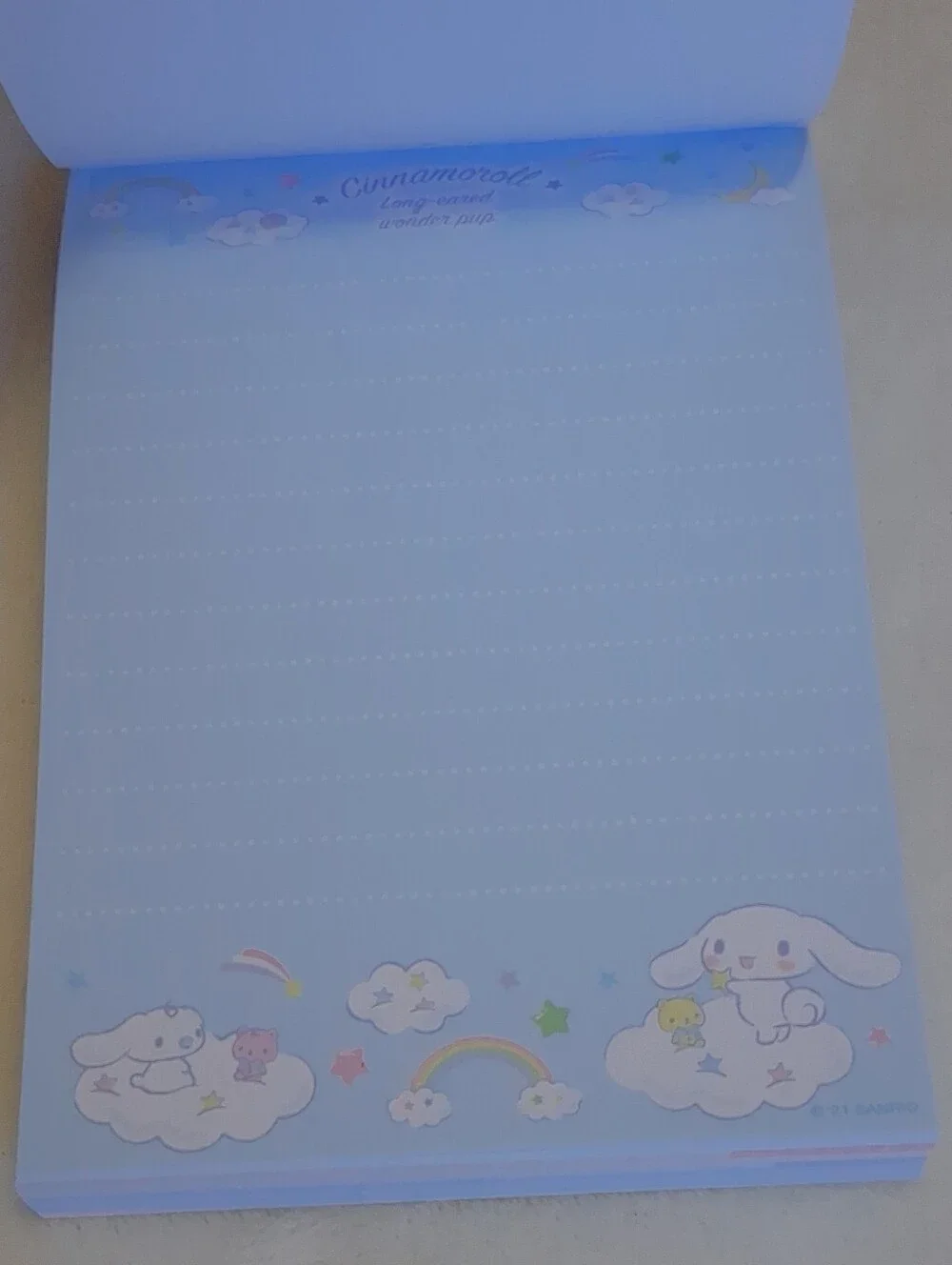 Cinnamoroll 128 Sheet Notepad W Stickers